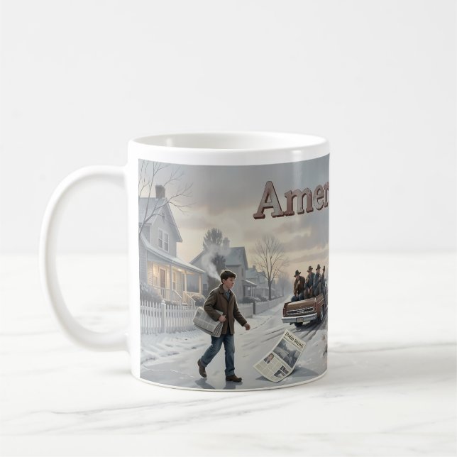Café Caneca de Memória Americana Jukebox da Estrada de  (Esquerda)