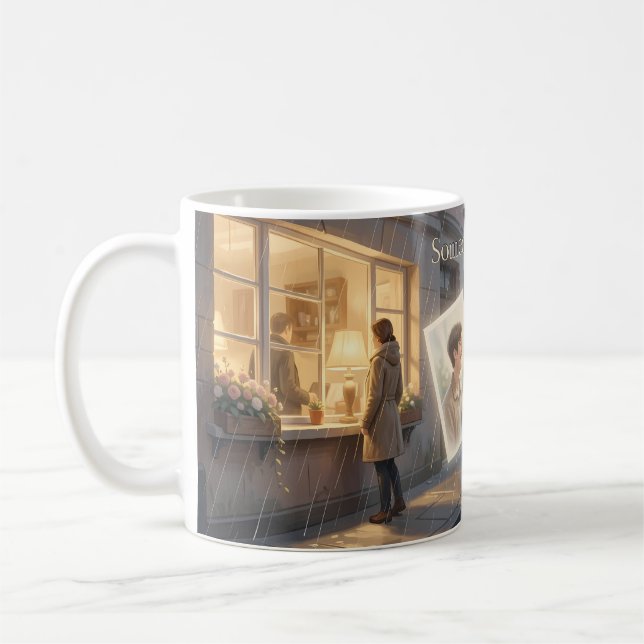 Café Caneca de Memórias Chuvosas Alguém Como Você (Esquerda)