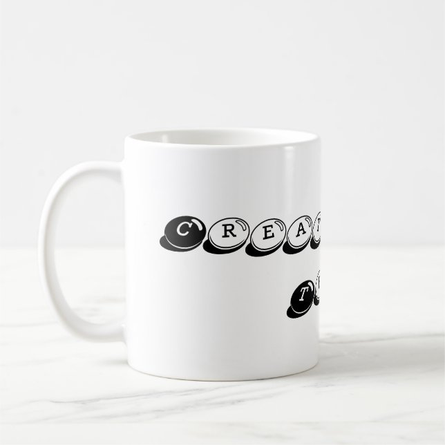 Café Caneca de Mensagem Personalizada Para Copos de Uso (Esquerda)