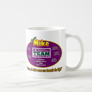 Café Caneca de Mike da equipe do corredor