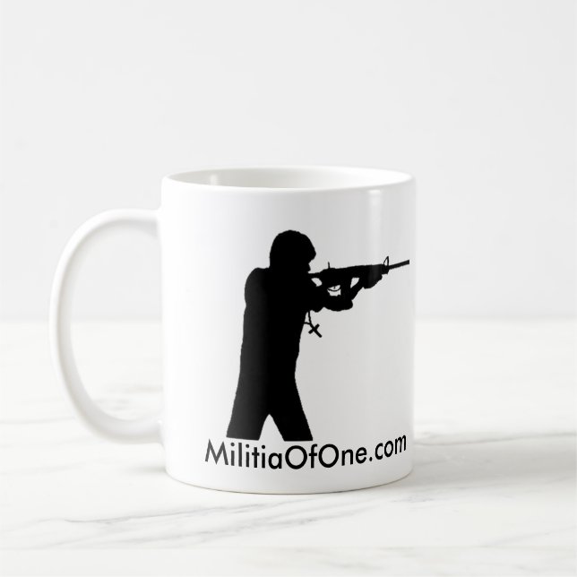 Café caneca de MilitiaOfOne.com (Esquerda)