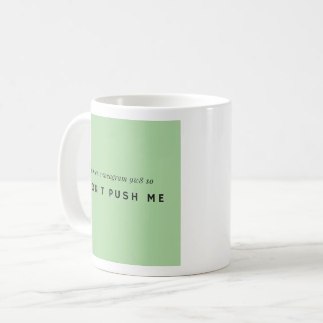 Café Caneca de Millenneagram 9w8 do *NEW* (Frente Esquerda)