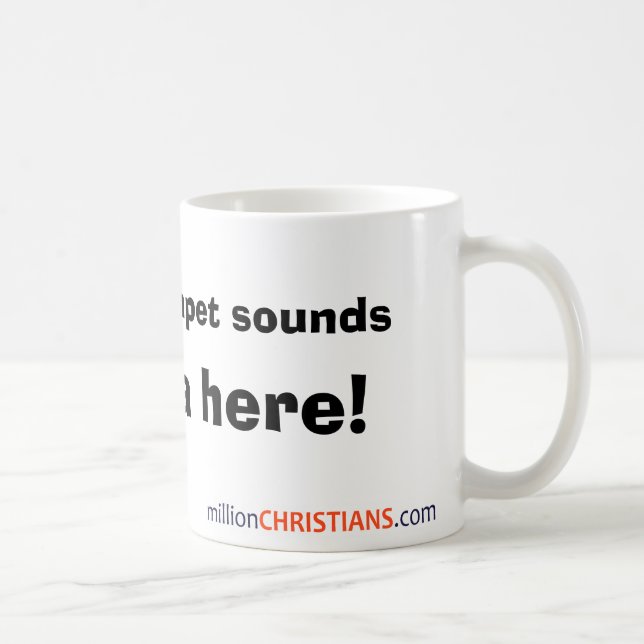 Café caneca de millionChristians.com (Direita)