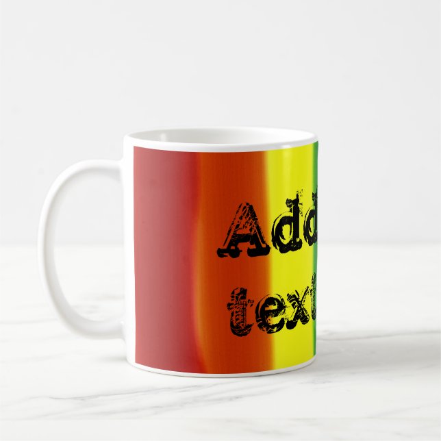 Café Caneca de mistura arco-íris (Esquerda)