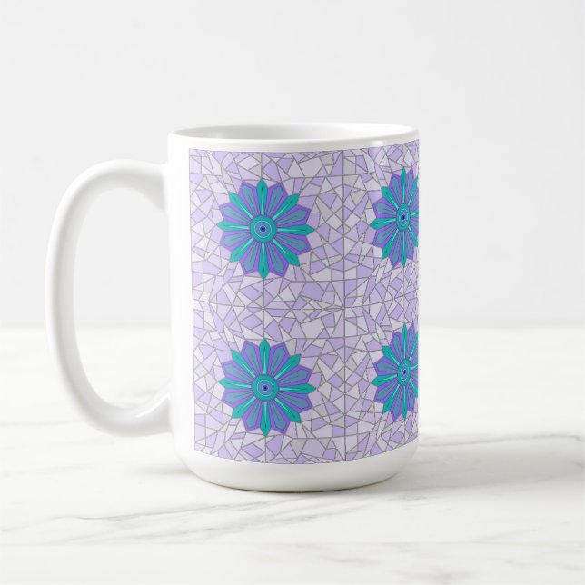 CAFÉ CANECA DE MIX DE VERDE E AZUL (Esquerda)