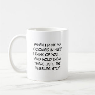 Café Caneca de Molho de Biscoito Engraçada Texto Edit