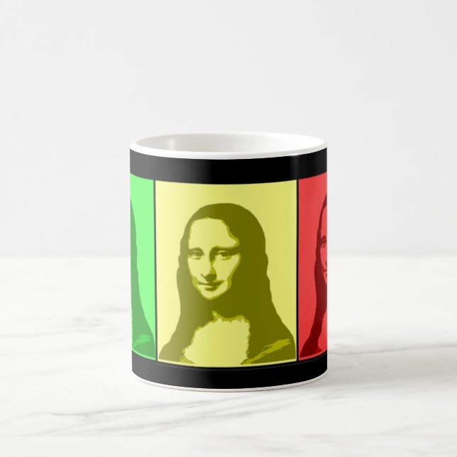 Café caneca de Mona lisa do rasta (Centro)