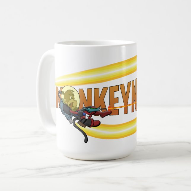 Café Caneca de Monkeynauts (Frente Esquerda)