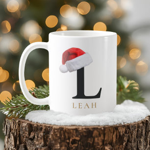 Café Caneca de Monograma de Natal