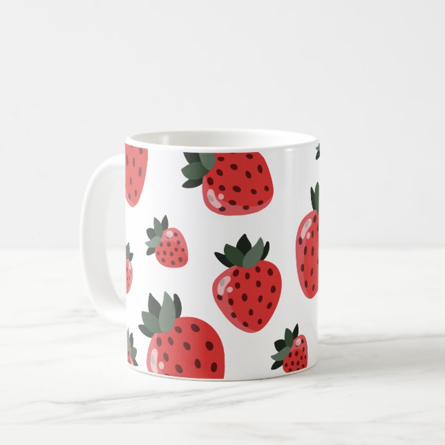 Café Caneca de Morango (Frente Esquerda)