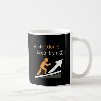 Café Caneca de Motivação para Programadores “Continue E