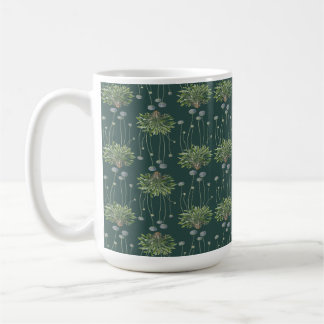 Café Caneca de Motivo Botânico