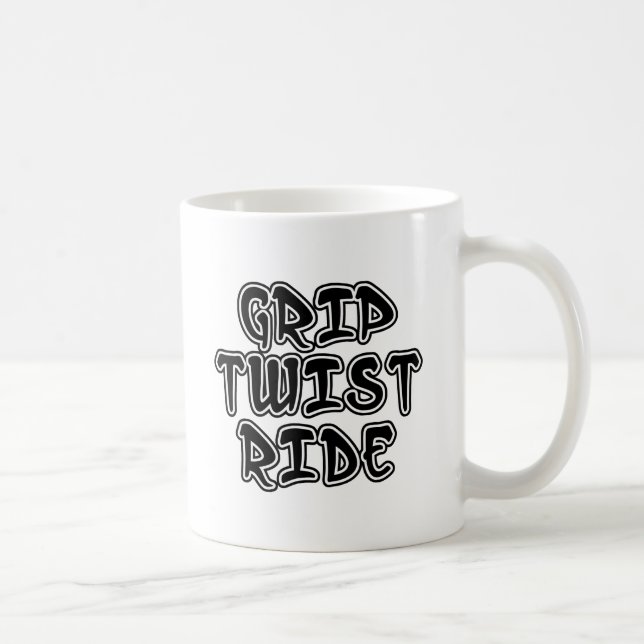 Café Caneca de Moto de Motocross Grip Twist Ride Dirt B (Direita)