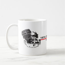 Café Caneca de Moto do vintage de DIY