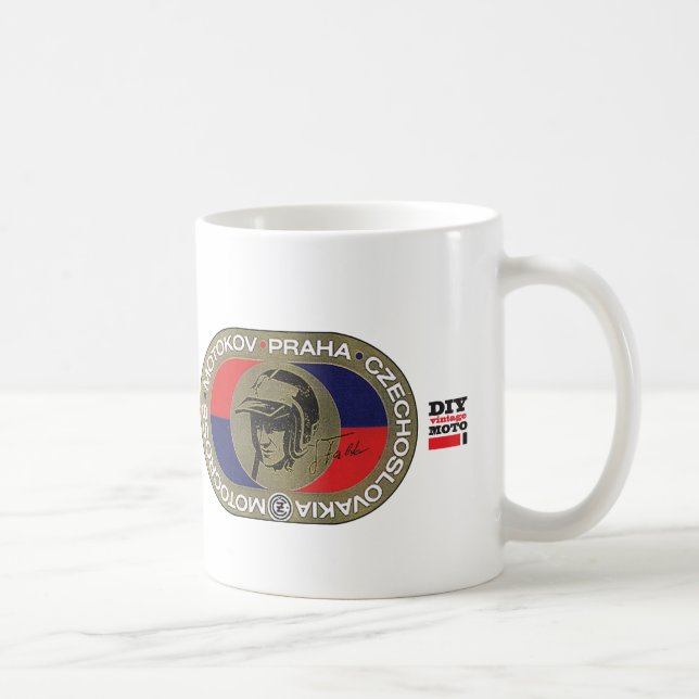 Café Caneca de Moto do vintage de DIY (Direita)