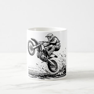 Café caneca de motocross