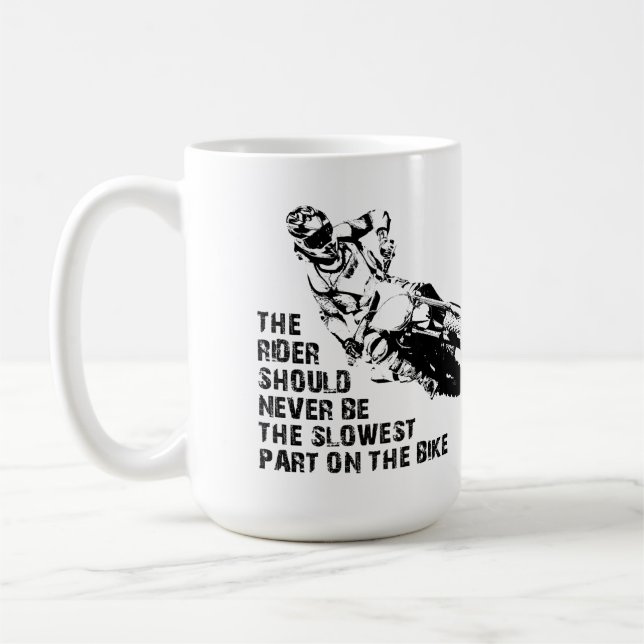 Café Caneca de Motocross de Bicicleta de Terra Parte Ma (Esquerda)