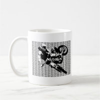 Caneca de Motocross de Moto de Trilha