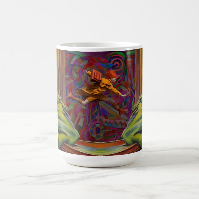 Café Caneca de movimento vista com nostalgia (Centro)