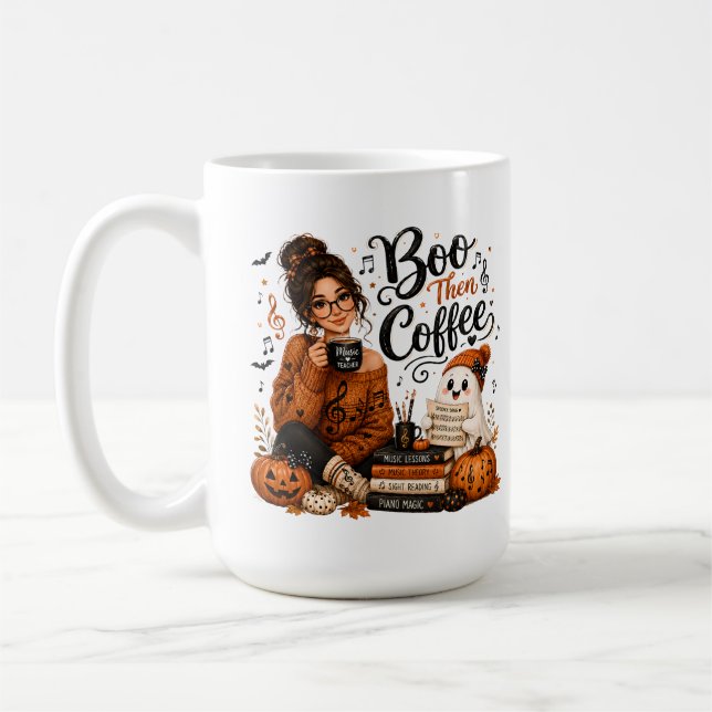 Café Caneca de música assustadora de Halloween para pro (Esquerda)