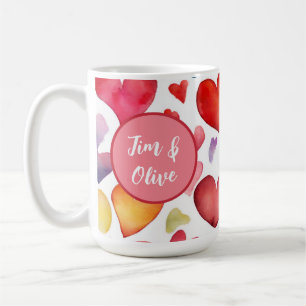 Café Caneca de Namorados Personalizada
