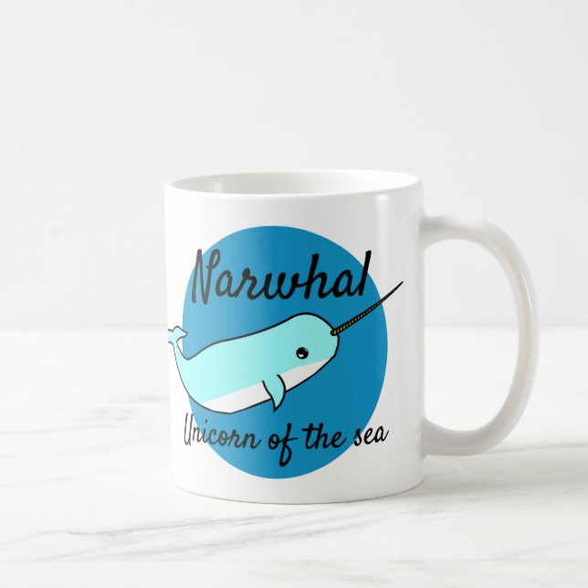 Café Caneca de Narwhal (Direita)