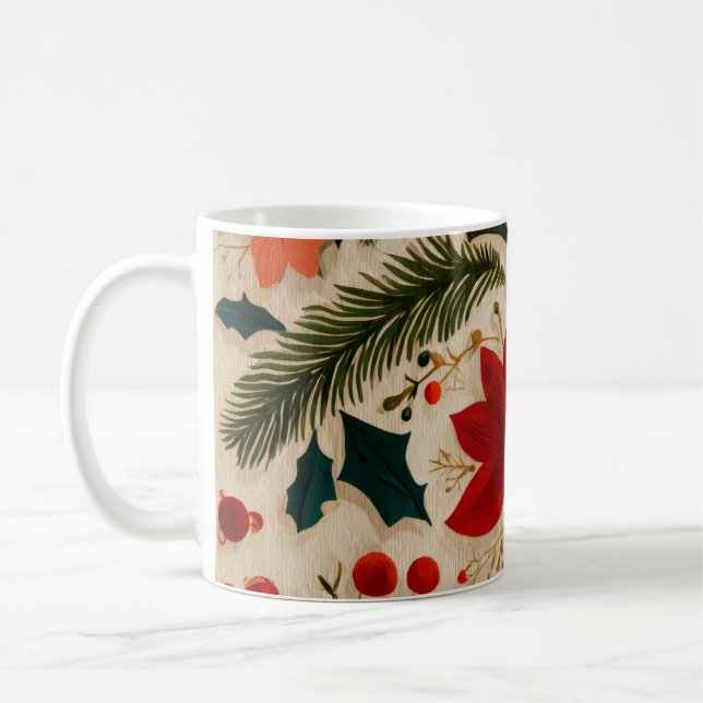 Café caneca de natal (Esquerda)
