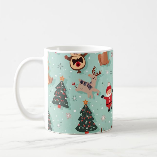Café caneca de natal (Esquerda)