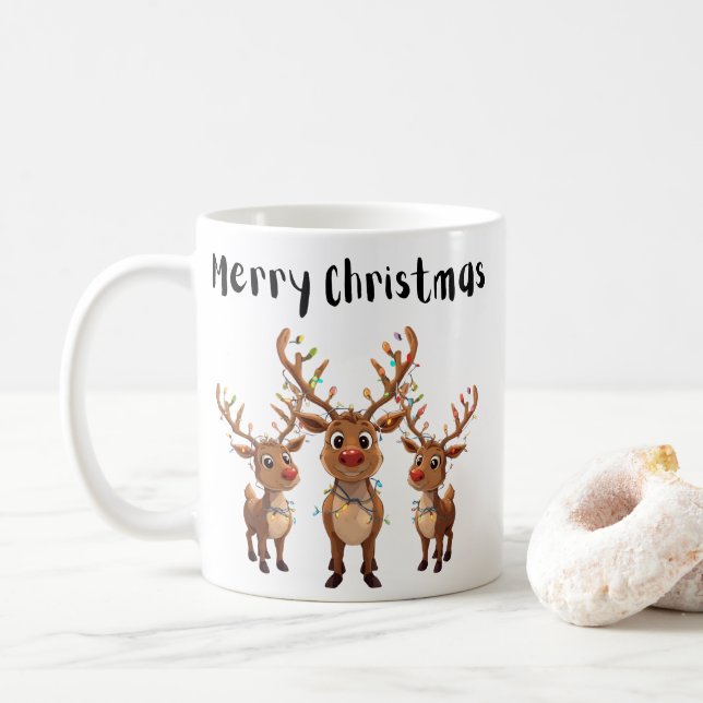 Café Caneca de Natal (Com Donut)