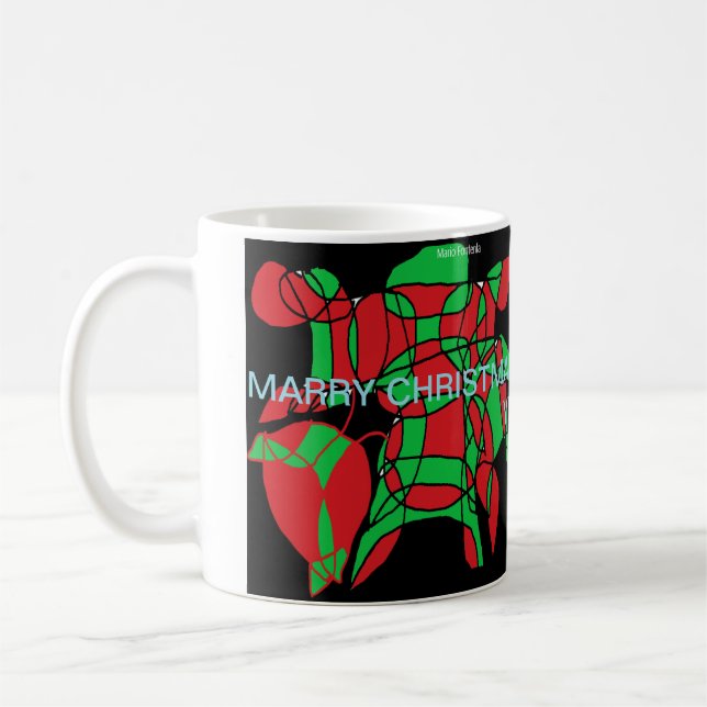 Café caneca de natal (Esquerda)