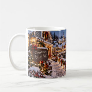 Café Caneca de Natal à Beira-Mar