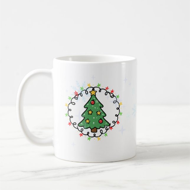 Café Caneca de Natal Aconchegante (Esquerda)