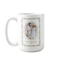 Caneca de Natal Botânica Verde Rústica