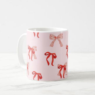 Café Caneca de Natal com arcos vermelhos fofos