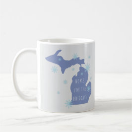 Café Caneca de Natal com Nome Personalizado de Michigan