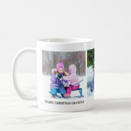 Café Caneca de Natal com Três Fotos de Presente para Av