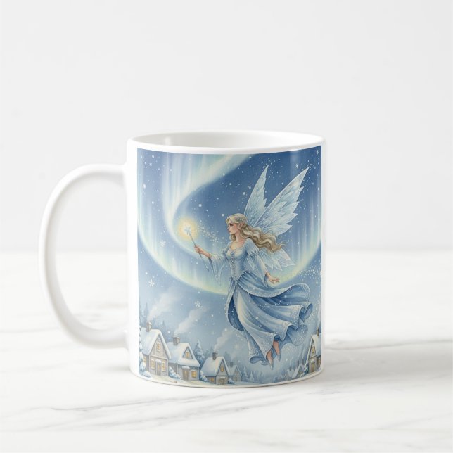 Café Caneca de Natal da Fada da Geada – Asas Geladas El (Esquerda)