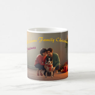Café Caneca de Natal da Família com Border Collie – Hol