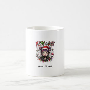 Café Caneca de Natal de Anime Alegre Presente Kawaii pa