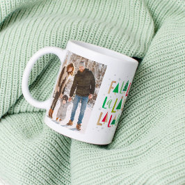 Café Caneca de Natal de Árvores Cheias