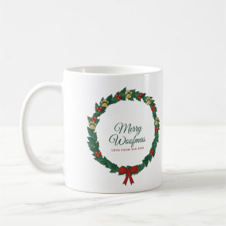 Café Caneca de Natal de Cachorro Alegre Woofmas, Grinal