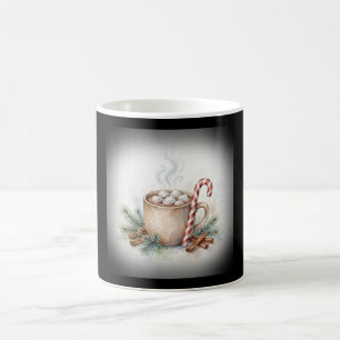 Café Caneca de Natal de Chocolate Quente Aconchegante c