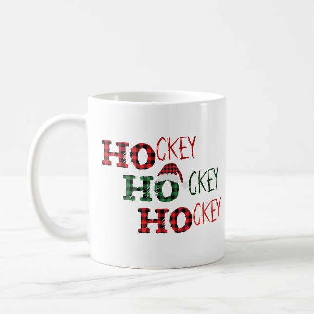 Café Caneca de Natal de Hockey (Esquerda)