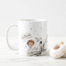 Caneca de Natal de Homem de Neve Dentista Engraçad