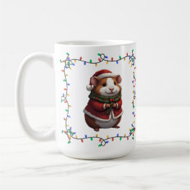 Café Caneca de Natal de Suíno Bonita