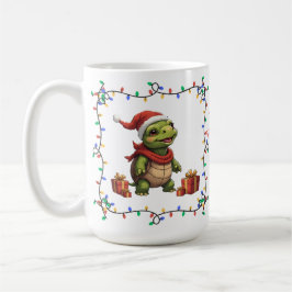 Café Caneca de Natal de Tartaruga