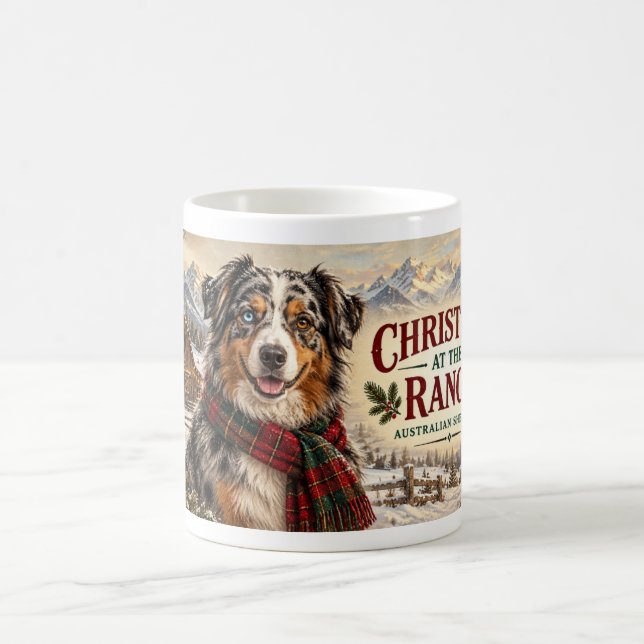 Café Caneca de Natal do Australian Shepherd | Natal em  (Centro)