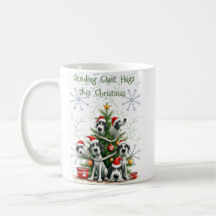 Café Caneca de Natal do Dogue Alemão