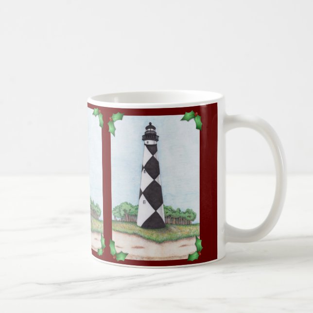 Café Caneca de Natal do Farol Cape Lookout (Direita)