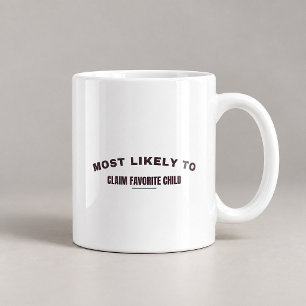 Café Caneca de Natal do Filho Favorito Mais Provável